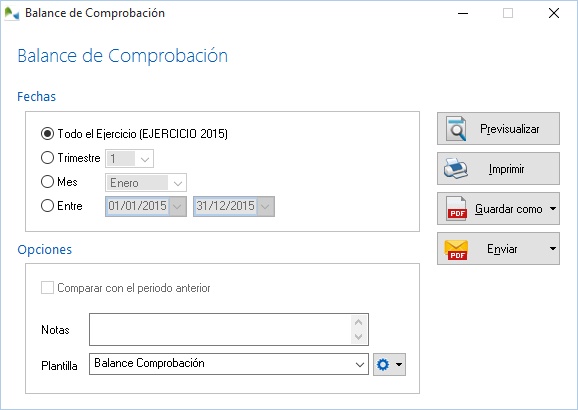 Balance de comprobación Balance de comprobación