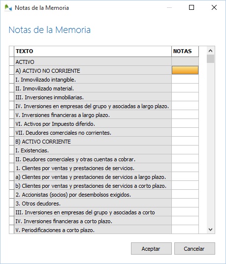 balance situacion notas memora