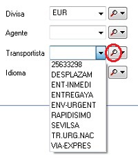 Campos de consulta en OfiPro