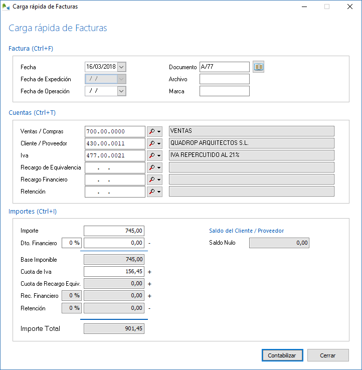 Agilice el alta de nuevas facturas en el Diario a través de la Carga de Facturas Agilice el alta de nuevas facturas en el Diario a través de la Carga de Facturas