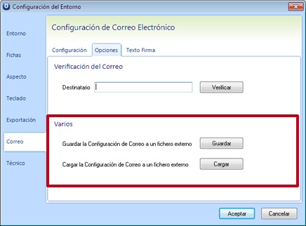 copie rapidamente la configuracion de correo a otros puestos de trabajo