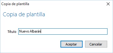 Escriba el nombre de la nueva plantilla