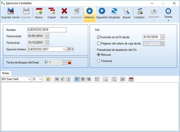 OfiPro Contabilidad permite gestionar multiples ejercicios OfiPro Contabilidad permite gestionar multiples ejercicios