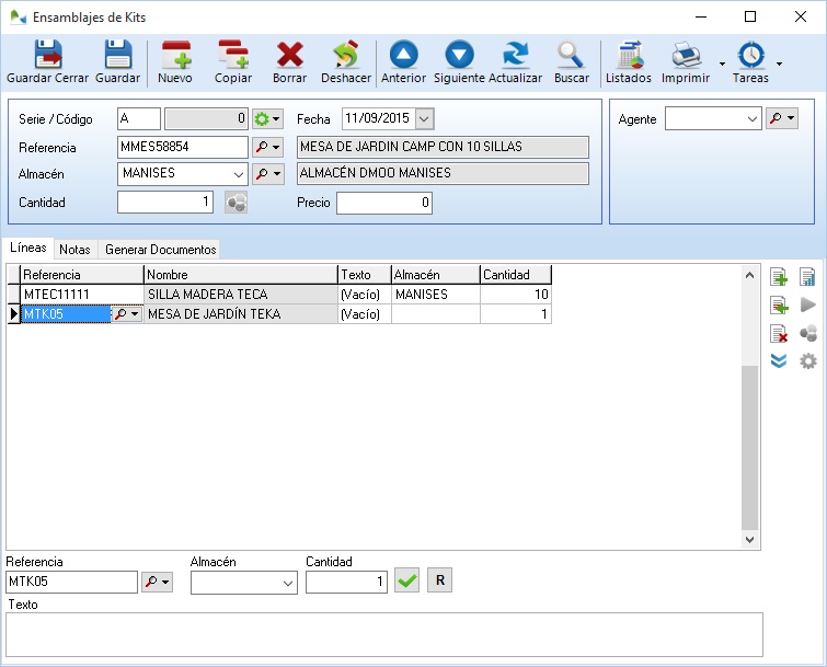 Ensamblaje de kits en OfiPro Ensamblaje de kits en OfiPro