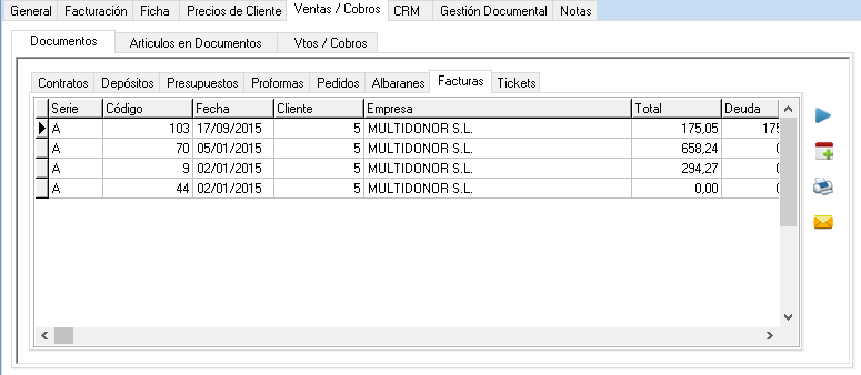 Consultar documentos del cliente desde su ficha en OfiPro