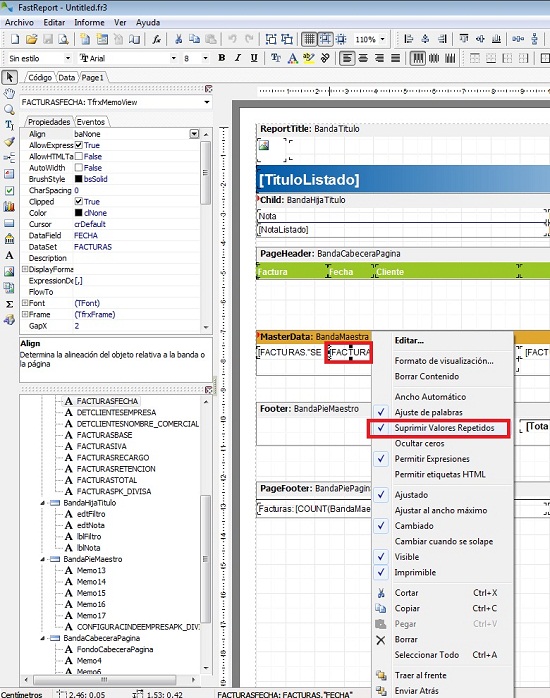 Seleccione en el campo deseado Suprimir Valores Repetidos Seleccione en el campo deseado Suprimir Valores Repetidos