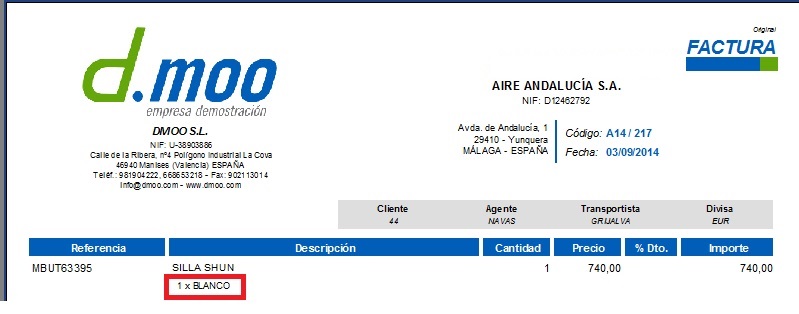 Impresion de propiedades en OfiPro