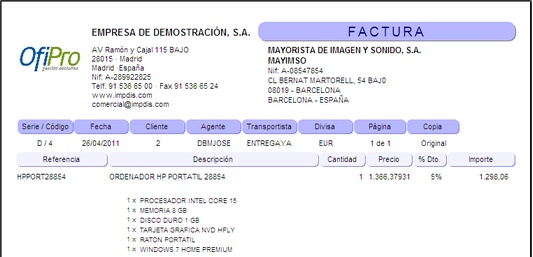 Impresión de componentes del kit en documentos Impresión de componentes del kit en documentos
