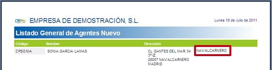 listado general de agentes con dato localidad listado general de agentes con dato localidad