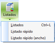 Listados rapidos en Ofipro Listados rapidos en Ofipro