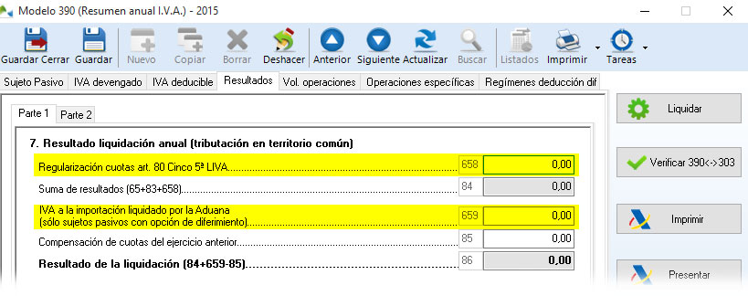 Novedades en el modelo 390