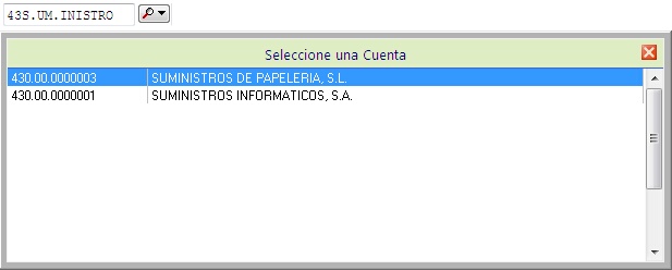 Puede combinar códigos numéricos con letras para realizar una selección más precisa
