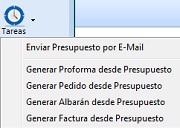 Tareas para generar documentos